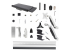 StarTech.com Wall Mount Workstation, VESA Mount For 32" Monitors (22lb/10kg), Fully Articulating Arms For Single Monitor Mount & Keyboard Tray, Includes Desktop Computer/PC Bracket - Fremsiden
