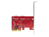 StarTech.com SATA PCIe Card, 6 Port PCIe SATA Expansion card, 6Gbps SATA Card, Low/Full Profile, Stacked SATA Connectors, ASM1166 Non-Raid SATA Controller Card - Tilbake