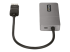 StarTech.com 3-Port MST Hub, DisplayPort to Triple HDMI Monitors, 4K 60Hz, DP 1.4 Multi-Monitor Video Adapter with 1ft (30cm) Built-in Cable, USB Powered, Windows Only - Høyre side