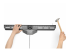 StarTech.com No-Stud TV Wall Mount, Low Profile Heavy Duty VESA TV Wall Mount for up to 80 inch Display (110lb/50kg), Universal Television Wall Mount, Studless Tilting Flat Screen Mount - Fremsiden