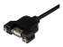 StarTech 3 ft Panel Mount USB Cable A to A F/M - Høyre vinkel