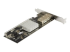 StarTech.com Dual Port 40G QSFP+ Network Card, Intel XL710 Open QSFP+ Converged Adapter, PCIe 40 Gigabit Ethernet Server NIC, 40GbE Fiber Optic LAN Card, Dell PowerEdge HPE ProLiant, 40Gb - Høyre vinkel