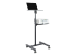 StarTech.com Mobile Projector and Laptop Stand/Cart, Heavy Duty Portable Projector Stand (2 Vented Shelves, hold 22lb/10kg each), Height Adjustable Rolling AV Presentation Cart with Wheels - Venstre vinkel