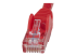 Startech 100ft CAT6 Ethernet Cable, 10 Gigabit Snagless RJ45 650MHz 100W PoE Patch Cord, CAT 6 10GbE UTP Network Cable w/Strain Relief, Red, Wiring is UL Certified/TIA - Nærbilde
