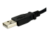 StarTech 3 ft Panel Mount USB Cable A to A F/M - Høyre vinkel