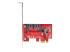StarTech.com SATA PCIe Card, 2 Port PCIe SATA Expansion card, 6Gbps SATA Card, Full/Low Profile, PCI Express to SATA Adapter, ASM1061 Non-Raid SATA Controller Card - Topp