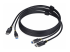 StarTech.com 6ft (1.8m) DisplayPort and USB 5Gbps KVM Cable - Høyre vinkel
