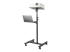 StarTech.com Mobile Projector and Laptop Stand/Cart, Heavy Duty Portable Projector Stand (2 Vented Shelves, hold 22lb/10kg each), Height Adjustable Rolling AV Presentation Cart with Wheels - Tilbake
