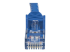 Startech 100ft CAT6 Ethernet Cable, 10 Gigabit Snagless RJ45 650MHz 100W PoE Patch Cord, CAT 6 10GbE UTP Network Cable w/Strain Relief, Blue, Wiring is UL Certified/TIA - Nærbilde