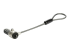 StarTech.com Universal Laptop Cable Lock Expansion Loop, 6” (15cm) Anti Theft 4-Digit Combination K-Slot Lock, Computer Security Cable to Create Twin/Multi-Head Lock for Multiple Devices - Tilbake