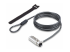 StarTech.com Nano Slot Compatible 6.6ft (2m) Cable Lock, Laptop Security - Høyre vinkel