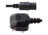 StarTech 3ft (1m) UK Computer Power Cable, BS 1363 to C13 Power Cord, 18AWG, 10A 250V, Black Replacement AC Power Cord, Monitor Power Cable, BS 1363 to IEC 60320 C13 Kettle Lead - Tilbake