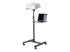 StarTech.com Mobile Projector and Laptop Stand/Cart, Heavy Duty Portable Projector Stand (2 Vented Shelves, hold 22lb/10kg each), Height Adjustable Rolling AV Presentation Cart with Wheels - Høyre vinkel