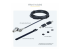 StarTech.com 25-Pack Universal Laptop Lock 6.6ft (2m), Master Keyed Locking Cable, Computer Security, Compatible w/Noble Wedge/Nano/K-Slot, Anti-Theft Cut-Resistant Cable - Høyre vinkel
