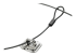 StarTech.com Laptop Cable Lock Anchor - Høyre vinkel
