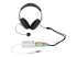 StarTech.com 4 Position Microphone and Headphone Splitter 3.5 mm 4 Pin / 4 Pole Mic and Audio Combo Splitter Cable (MUYHSMFFADW) - Fremsiden