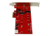 StarTech.com 2x M.2 SATA SSD Controller Card - Høyre side