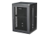 StarTech.com 18U 19" Wall Mount Network Cabinet, 16" Deep Hinged Locking IT Network Switch Depth Enclosure, Assembled Vented Computer Equipment Data Rack with Shelf & Flexible Side Panels - Høyre vinkel