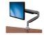 Startech Desk Mount Monitor Arm, Heavy Duty Ergonomic VESA Monitor Arm, Single Display up to 9kg, Full Motion, Height Adjustable, Articulating, Aluminum, C-Clamp/Grommet, Silver - Høyre vinkel