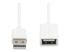 StarTech.com 3m White USB 2.0 Extension Cable Cord - Fremsiden