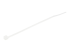 StarTech.com 10cm(4") Cable Ties, 2mm(1/16") wide, 22mm(7/8") Bundle Diameter, 8kg(18lb) Tensile Strength, Nylon Self Locking Zip Ties with Curved Tip, 94V-2/UL Listed, 100 Pack, White - Tilbake