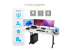 StarTech.com 4-Port KM Switch with Mouse Roaming, USB Switch for Keyboard/Mouse, 3.5mm and USB Audio, Peripheral Sharing for 4 Computers, USB 3.0 Switcher, TAA Compliant - Høyre vinkel