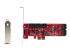 StarTech.com SATA PCIe Card, 10 Port PCIe SATA Expansion card, 6Gbps SATA Card, Low/Full Profile, Stacked SATA Connectors, ASM1062 Non-Raid SATA Controller Card / Adapter - Fremsiden