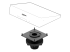 Logitech Tap Table Mount - Høyre vinkel