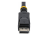StarTech 0.5m Short DisplayPort 1.2 Cable with Latches DisplayPort 4k - Nærbilde