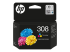 HP 308 - Cyan, magenta, gul - Fremsiden