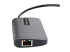 StarTech.com USB C Multiport Adapter, 4K 60Hz HDMI Video, 3-Port 5Gbps USB-A 3.2 Hub, 100W Power Delivery Passthrough, GbE, USB Type-C Mini Travel Dock with Charging, 12in/30cm Cable - Venstre side