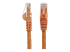 Startech 100ft CAT6 Ethernet Cable, 10 Gigabit Snagless RJ45 650MHz 100W PoE Patch Cord, CAT 6 10GbE UTP Network Cable w/Strain Relief, Orange, Wiring is UL Certified/TIA - Fremsiden