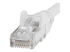 Startech 100ft CAT6 Ethernet Cable, 10 Gigabit Snagless RJ45 650MHz 100W PoE Patch Cord, CAT 6 10GbE UTP Network Cable w/Strain Relief, White, Wiring is UL Certified/TIA - Nærbilde