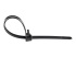 StarTech.com 10"(25cm) Reusable Cable Ties, 1/4"(7mm) wide, 2-1/2"(65mm) Bundle Dia. 50lb(22kg) Tensile Strength, Releasable Nylon Ties, Indoor/Outdoor, 94V-2/UL Listed, 100 Pack, Black - Topp