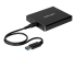 StarTech.com Dual-Slot Hard Drive Enclosure for M.2 SATA SSDs - Venstre vinkel
