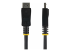 StarTech 0.5m Short DisplayPort 1.2 Cable with Latches DisplayPort 4k - Nærbilde