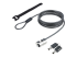 StarTech.com Nano Laptop Cable Lock, 6ft (2m), Anti-Theft Keyed Lock, Security Cable Locks Nano Slot Computers, For HP EliteBook/Lenovo ThinkPad X1/2-1 Laptops, Cut-Resistant Steel Cable Lock For Laptop (NANOK-LAPTOP-LOCK) - Høyre vinkel