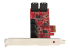 StarTech.com SATA PCIe Card, 10 Port PCIe SATA Expansion card, 6Gbps SATA Card, Low/Full Profile, Stacked SATA Connectors, ASM1062 Non-Raid SATA Controller Card / Adapter - Venstre side