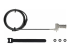 StarTech.com Universal Laptop Lock 6.6ft (2m), Security Cable For Notebook Compatible With Noble Wedge/Nano/K-Slot; Keyless Combination Locking Cable - Fremsiden