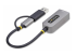 StarTech.com USB-C to Ethernet Adapter w/USB-A Adapter, Realtek RTL8153B - Tilbake