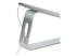 StarTech.com Laptop Stand for Desk, 5kg/11lb, Aluminum, Silver, Ergonomic - Nærbilde